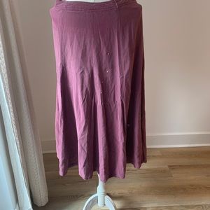 Silk dress with obvious patch